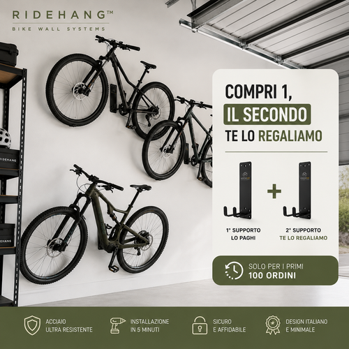 Il RideHang™ - La tua bici merita il muro giusto